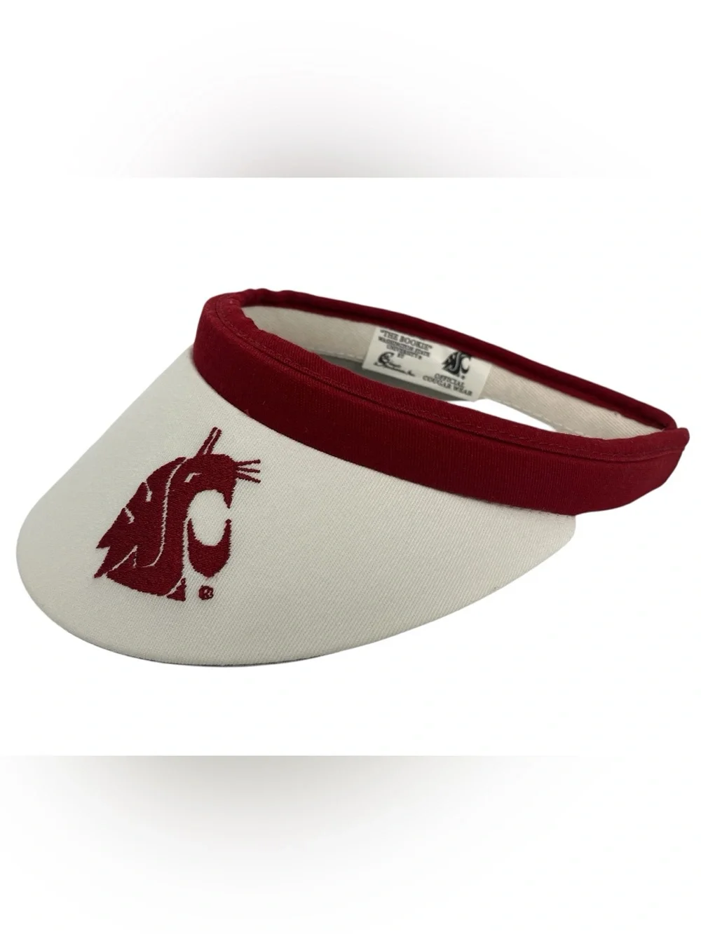 Vintage WSU Cougars Women's Sun Visor Washington State University Tennis Golf